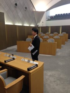 2015年11月5日（木）　委員会視察で富山市役所を訪問