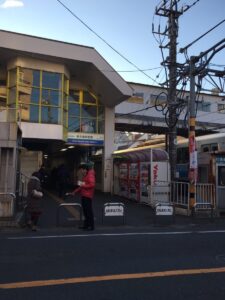 2017年1月23日（月）　新井薬師前駅で朝の街頭演説