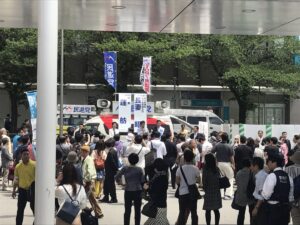 2017年5月7日（日）　中野駅北口で街頭演説会
