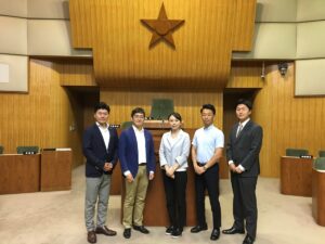 2017年7月20日（木）　行政視察で釧路市議会を訪問