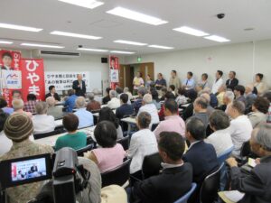 2017年9月30日（土）　ひやま隆と区政を語る会を開催