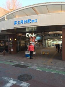 2018年2月9日（金）　富士見台駅南口で朝の辻立ち