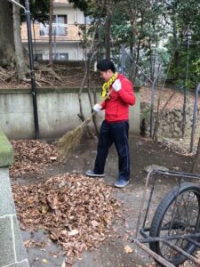 2018年12月9日（日）　片山会館・北野神社年末大清掃