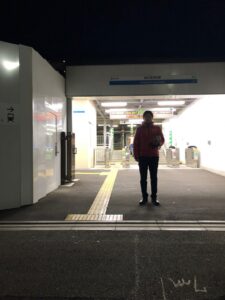 2019年1月10日（木）　新井薬師前駅北口で朝の辻立ち