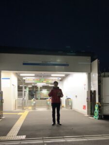 2020年1月6日（月）　新井薬師前駅北口で朝の辻立ち