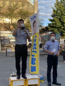 2022年9月16日（金）　中野駅北口で街頭演説会