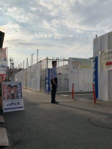 2024年9月4日（水）　沼袋駅北口で朝の街頭活動