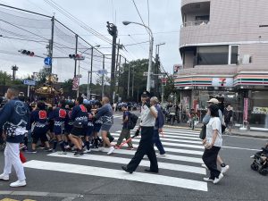 2024年10月6日（日）　江古田氷川神社例大祭が開催