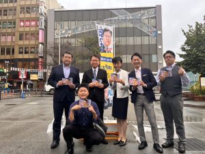 2024年10月8日（火）　中野駅北口で朝の街頭活動